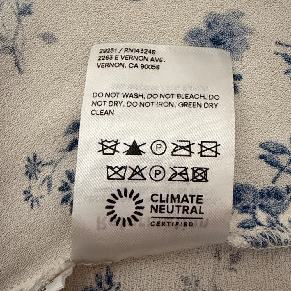 Reformation Pacey Cottagecore Dress in Lula Print Bohemian Size 2 - Picture 13 of 16